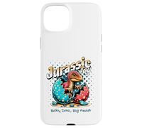 Carcasa para iPhone 15 Plus Jurassic Joy Baby Dinosaur Big Heart Cute Dino Art