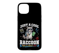Carcasa para iPhone 15 Plus Just A Cool Raccoon Back To School 2026 - Diversión de Aprendizaje para Estudiantes