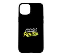 Carcasa para iPhone 15 Plus Just a Girl Who Loves Pickleball Cute Women's Pickleball