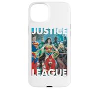 Carcasa para iPhone 15 Plus Justice League Hall of Justice Painting
