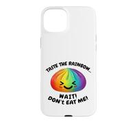 Carcasa para iPhone 15 Plus Kawaii Rainbow Dumpling Squishy Raviolo Divertido Cutie