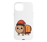 Carcasa para iPhone 15 Plus Kawaii Tio de Nadal Gráfico de Navidad Catalana