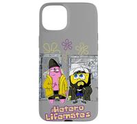Carcasa para iPhone 15 Plus Kevin Smith Jay & Silent Bob Remix Esponja Retro Mashup 90s