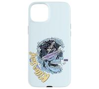 Carcasa para iPhone 15 Plus Killer Surf Skull Surf Vintage Wave Skeleton Surfing