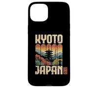 Carcasa para iPhone 15 Plus Kyoto Japón Pagoda Anime Otoño Escena Kanji Otaku Recuerdo
