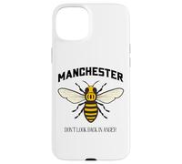 Carcasa para iPhone 15 Plus La Abeja trabajadora de Manchester no mira hacia atrás con ira