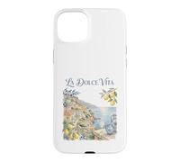 Carcasa para iPhone 15 Plus La Dolce Vita Riviera Italiana Costa Amalfitana Acuarela