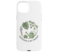 Carcasa para iPhone 15 Plus La jardinería es mi Terapia Planta en Maceta Padres Granjero Jardinero