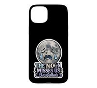 Carcasa para iPhone 15 Plus La Luna Nos extraña #LetsGoBack Llorando Luna Triste