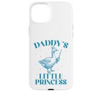 Carcasa para iPhone 15 Plus La pequeña Princesa con Corona de Ganso de papá y su Linda Hija
