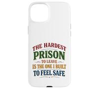 Carcasa para iPhone 15 Plus La prisión más difícil de Dejar construida para la Seguridad