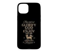 Carcasa para iPhone 15 Plus La teología reformada glorifica a Dios Christian Westminster Cita