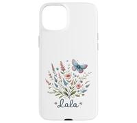 Carcasa para iPhone 15 Plus Lala Grandma - Ramo de Flores con diseño de Mariposas