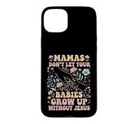 Carcasa para iPhone 15 Plus Las mamás no Dejan Que Tus bebés crezcan sin Jesús