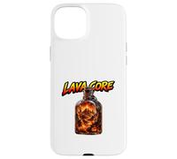 Carcasa para iPhone 15 Plus Lava Core Volcán Fuego Fantasía Energía Mundo