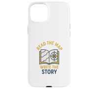 Carcasa para iPhone 15 Plus Leer el Mapa Escribir Historia