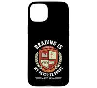 Carcasa para iPhone 15 Plus Leer es mi Libro Favorito del Club de Lectura del Equipo Universitario Deportivo