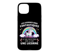 Carcasa para iPhone 15 Plus Les Licornes Sont Fantastiques Cadeau Licorne Adulto Humor