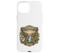 Carcasa para iPhone 15 Plus Letchworth State Park Nueva York Cascadas Novedad Recuerdo