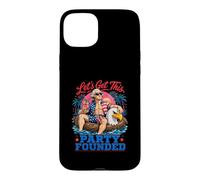 Carcasa para iPhone 15 Plus Let's Get This Party fundó George Washington el 4 de Julio