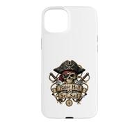 Carcasa para iPhone 15 Plus Levanta el Infierno y zarpa Pirate Skull Nautical Adventure