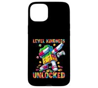 Carcasa para iPhone 15 Plus Level Kindness Unlocked Master Builder Gamer Boys Teacher