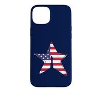 Carcasa para iPhone 15 Plus Libertad Bandera Americana Estados Unidos América Patriota Estrella