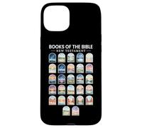 Carcasa para iPhone 15 Plus Libros De La Biblia Nuevo Testamento Christian Bible Reader
