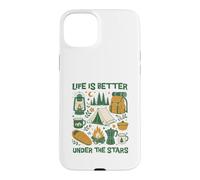 Carcasa para iPhone 15 Plus Life Is Better Under The Stars Vintage Camping Outdoor Art