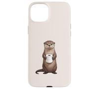 Carcasa para iPhone 15 Plus Linda Nutria sosteniendo Papel higiénico Divertido Humor de baño