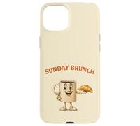 Carcasa para iPhone 15 Plus Lindo café Mascota Domingo Brunch Amante Foodies Vintage Retro