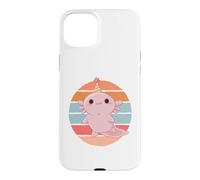 Carcasa para iPhone 15 Plus Lindo diseño Retro de Fiesta Axolotl