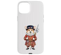 Carcasa para iPhone 15 Plus Lindo Perro Corgi Torre de Londres Guardián Reino Unido Inglaterra
