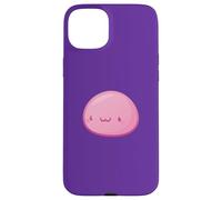 Carcasa para iPhone 15 Plus Lindo Personaje Kawaii Rosa Blob Adorable