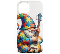 Carcasa para iPhone 15 Plus Lindo Rompecabezas gnomo Conciencia sobre el Autismo