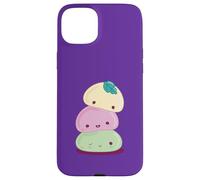 Carcasa para iPhone 15 Plus Lindos Personajes de Mochi Kawaii Apilados