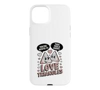 Carcasa para iPhone 15 Plus Lindos triángulos de Amor matemáticas Eres Agudo Y