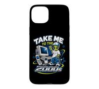 Carcasa para iPhone 15 Plus Llévame a la década de 2000 Retro Alien Y2K Millennium Throwback