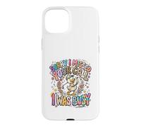 Carcasa para iPhone 15 Plus Lo Siento, perdí tu Llamada Estaba Ocupado Golfing Duck