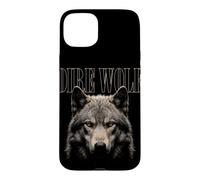Carcasa para iPhone 15 Plus Lobo Dire Cara Luz De Luna Bosque Fauna Silvestre Naturaleza