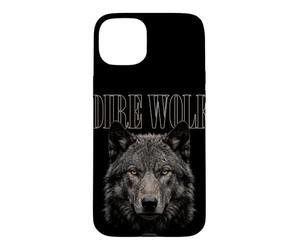Carcasa para iPhone 15 Plus Lobo Dire Cara Luz De Luna Bosque Fauna Silvestre Naturaleza