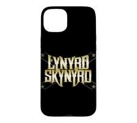 Carcasa para iPhone 15 Plus Logotipo de Lynyrd Skynyrd, Campesino sureño, Vintage, Rock de los 70, Dorado