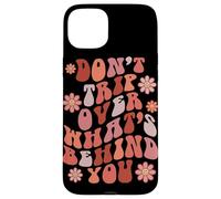 Carcasa para iPhone 15 Plus Look Ahead Not Behind You Retro Groovy Cita