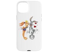 Carcasa para iPhone 15 Plus Looney Tunes Bugs and Lola Kiss Valentine's Day