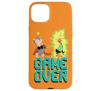 Carcasa para iPhone 15 Plus Looney Tunes Porky and Daffy Game Over