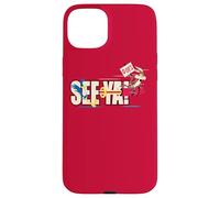 Carcasa para iPhone 15 Plus Looney Tunes Wile E. Coyote and Roadrunner See Ya