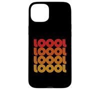 Carcasa para iPhone 15 Plus Loool LOL Funny Laugh LMAO LMFAO Lolol Abreviatura Abreviatura Abanico Texto
