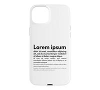 Carcasa para iPhone 15 Plus Lorem Ipsum | Frases en latín, Diseño Gráfico, Edición de Textos
