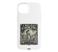 Carcasa para iPhone 15 Plus Lots Wife Circa 1900 BC Divertido Fe Humor Diseño Chistes Chistes