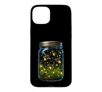 Carcasa para iPhone 15 Plus Luciérnagas En Tarro Lindo Relámpago Insectos Noche Brillante